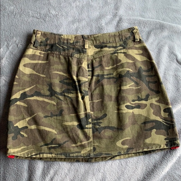 army camo skirt forever 21 - Picture 2 of 7